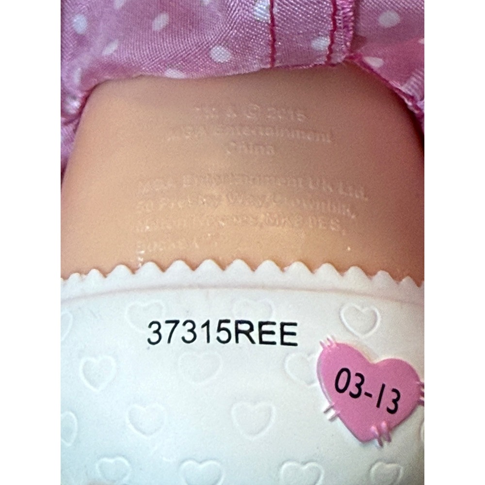 Lalaloopsy Jewel Sparkles Doll Pink Curly Hair Magenta Polka Dot Dress 13 inch - Picture 6 of 8